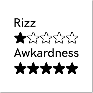 Rizz or awkardness Posters and Art